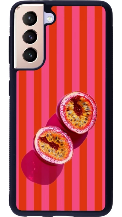 Samsung Galaxy S21 5G Case Hülle - Silikon schwarz Passion fruit Summer 2026
