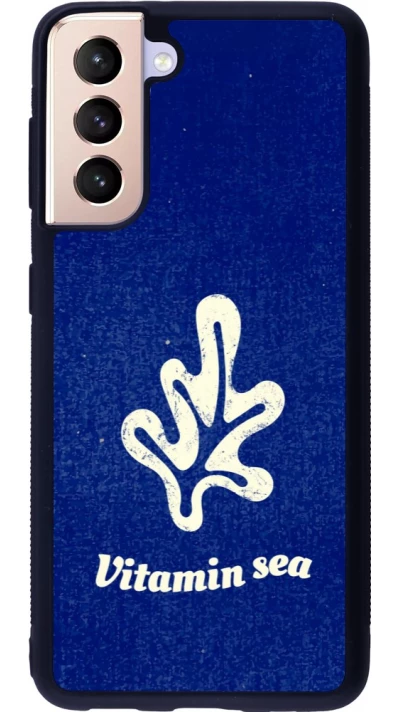 Samsung Galaxy S21 5G Case Hülle - Silikon schwarz Vitamin sea Summer 2026