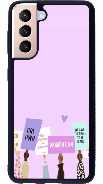 Samsung Galaxy S21 5G Case Hülle - Silikon schwarz Womens day 2026 9