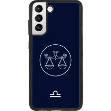 Samsung Galaxy S21 FE 5G Case Hülle - Silikon schwarz Astrologie Waage