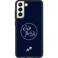 Coque Samsung Galaxy S21 FE 5G - Silicone rigide noir Astrologie Sagittaire