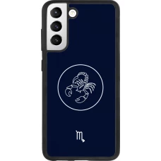 Coque Samsung Galaxy S21 FE 5G - Silicone rigide noir Astrologie Scorpion