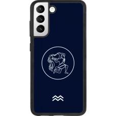 Samsung Galaxy S21 FE 5G Case Hülle - Silikon schwarz Astrologie Wassermann