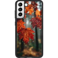 Coque Samsung Galaxy S21 FE 5G - Silicone rigide noir Autumn 25 Rain