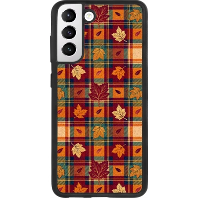 Coque Samsung Galaxy S21 FE 5G - Silicone rigide noir Autumn 26 Autumn pattern