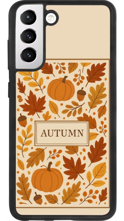 Coque Samsung Galaxy S21 FE 5G - Silicone rigide noir Autumn 26 Hello autumn