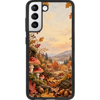 Samsung Galaxy S21 FE 5G Case Hülle - Silikon schwarz Autumn 26 Illustrated Autumn