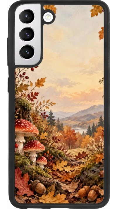 Coque Samsung Galaxy S21 FE 5G - Silicone rigide noir Autumn 26 Illustrated Autumn