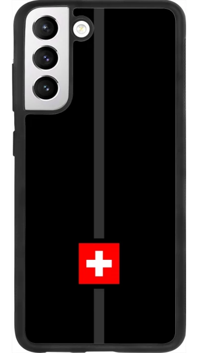 Samsung Galaxy S21 FE 5G Case Hülle - Silikon schwarz Kanton CH schwarz