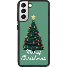 Samsung Galaxy S21 FE 5G Case Hülle - Silikon schwarz Christmas 25 Xmas Tree