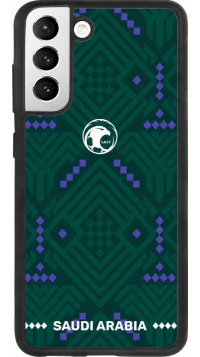 Samsung Galaxy S21 FE 5G Case Hülle - Silikon schwarz Saudi Arabien 2026 personalisierbares Fussballtrikot