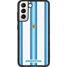 Samsung Galaxy S21 FE 5G Case Hülle - Silikon schwarz Argentinien 2026 personalisierbares Fussballtrikot
