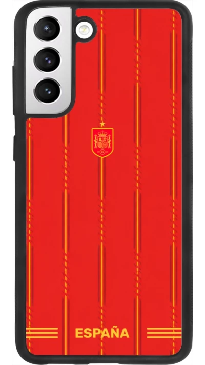 Samsung Galaxy S21 FE 5G Case Hülle - Silikon schwarz Spanien 2026 personalisierbares Fussballtrikot