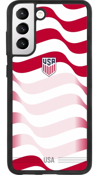 Samsung Galaxy S21 FE 5G Case Hülle - Silikon schwarz Vereinigten Staaten 2026 personalisierbares Fussballtrikot