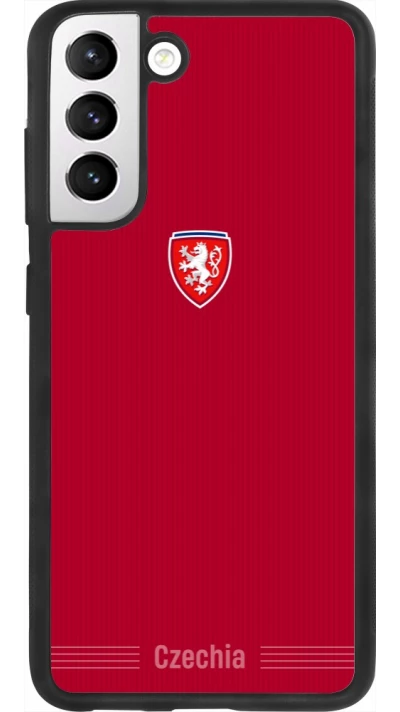 Samsung Galaxy S21 FE 5G Case Hülle - Silikon schwarz Tschechische Republik 2026 personalisierbares Fussballtrikot