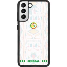 Samsung Galaxy S21 FE 5G Case Hülle - Silikon schwarz Senegal 2026 personalisierbares Fussballtrikot