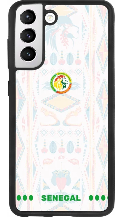Samsung Galaxy S21 FE 5G Case Hülle - Silikon schwarz Senegal 2026 personalisierbares Fussballtrikot