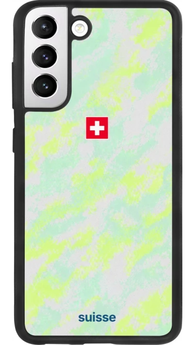 Samsung Galaxy S21 FE 5G Case Hülle - Silikon schwarz Schweiz Away 2026 personalisierbares Fussballtrikot
