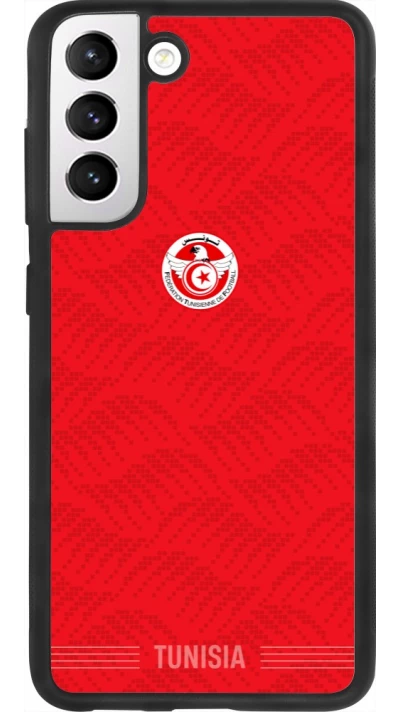 Samsung Galaxy S21 FE 5G Case Hülle - Silikon schwarz Tunesien 2026 personalisierbares Fussballtrikot