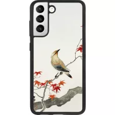 Samsung Galaxy S21 FE 5G Case Hülle - Silikon schwarz Japanese Bird