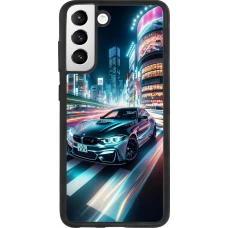 Coque Samsung Galaxy S21 FE 5G - Silicone rigide noir BMW M4 Tokyo Night