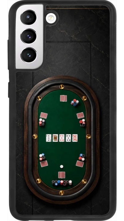 Coque Samsung Galaxy S21 FE 5G - Silicone rigide noir Sports 2026 Poker