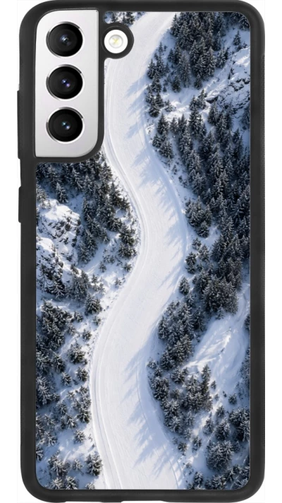 Coque Samsung Galaxy S21 FE 5G - Silicone rigide noir Sports 2026 Ski