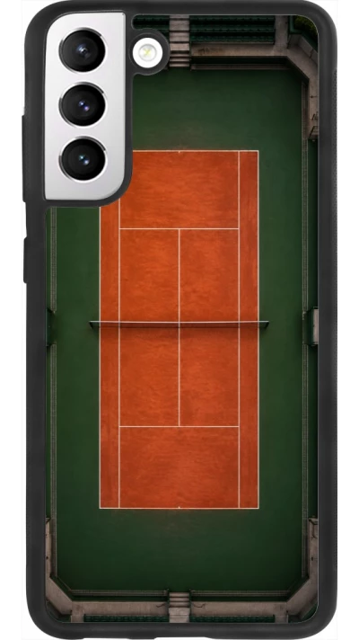 Coque Samsung Galaxy S21 FE 5G - Silicone rigide noir Sports 2026 Tennis