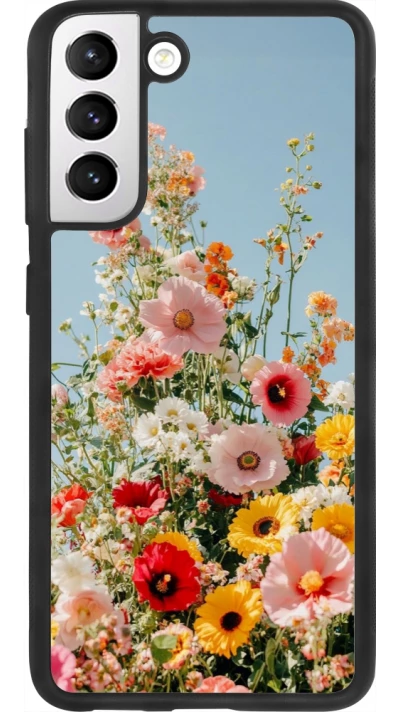 Coque Samsung Galaxy S21 FE 5G - Silicone rigide noir Spring flowers Spring 2026