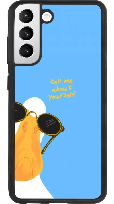 Coque Samsung Galaxy S21 FE 5G - Silicone rigide noir Tell me about yourself Summer 2026