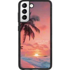 Samsung Galaxy S21 FE 5G Case Hülle - Silikon schwarz Watch more sunsets Summer 2026