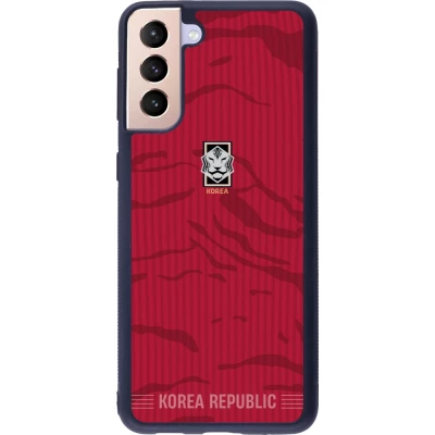 Samsung Galaxy S21+ 5G Case Hülle - Silikon schwarz Südkorea 2026 personalisierbares Fussballtrikot