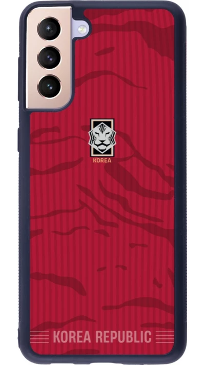 Samsung Galaxy S21+ 5G Case Hülle - Silikon schwarz Südkorea 2026 personalisierbares Fussballtrikot