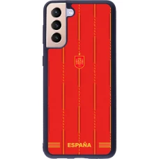 Samsung Galaxy S21+ 5G Case Hülle - Silikon schwarz Spanien 2026 personalisierbares Fussballtrikot