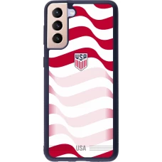 Samsung Galaxy S21+ 5G Case Hülle - Silikon schwarz Vereinigten Staaten 2026 personalisierbares Fussballtrikot