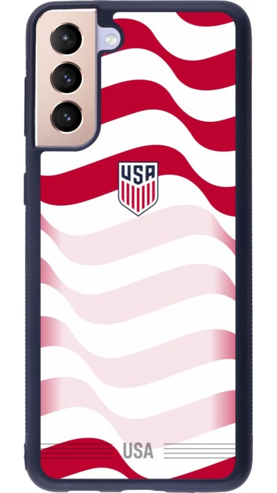 Samsung Galaxy S21+ 5G Case Hülle - Silikon schwarz Vereinigten Staaten 2026 personalisierbares Fussballtrikot