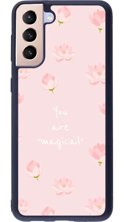 Coque Samsung Galaxy S21+ 5G - Silicone rigide noir Mom 2023 your are magical