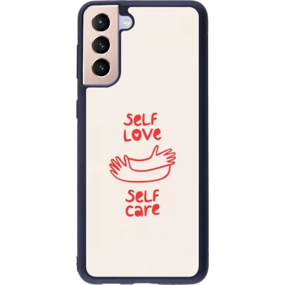 Samsung Galaxy S21+ 5G Case Hülle - Silikon schwarz Saint Valentines Day 26 Self love self care
