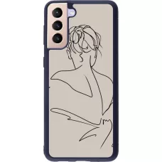 Coque Samsung Galaxy S21+ 5G - Silicone rigide noir Salnikova 05