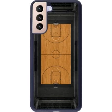 Coque Samsung Galaxy S21+ 5G - Silicone rigide noir Sports 2026 Basketball