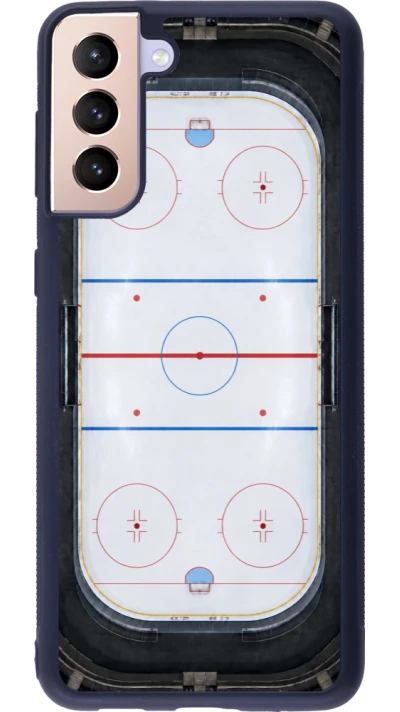 Coque Samsung Galaxy S21+ 5G - Silicone rigide noir Sports 2026 Hockey