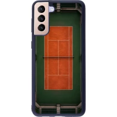 Coque Samsung Galaxy S21+ 5G - Silicone rigide noir Sports 2026 Tennis