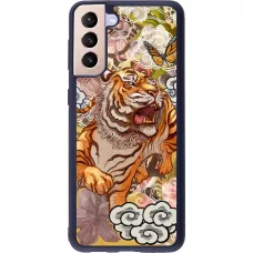 Samsung Galaxy S21+ 5G Case Hülle - Silikon schwarz Spring 23 japanese tiger