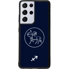 Samsung Galaxy S21 Ultra 5G Case Hülle - Silikon schwarz Astrologie Schütze