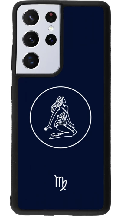 Samsung Galaxy S21 Ultra 5G Case Hülle - Silikon schwarz Astrologie Jungfrau