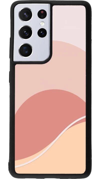 Samsung Galaxy S21 Ultra 5G Case Hülle - Silikon schwarz Autumn 22 abstract sunrise