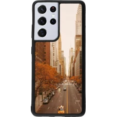 Samsung Galaxy S21 Ultra 5G Case Hülle - Silikon schwarz Autumn 2024 New York city