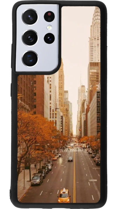 Samsung Galaxy S21 Ultra 5G Case Hülle - Silikon schwarz Autumn 2024 New York city