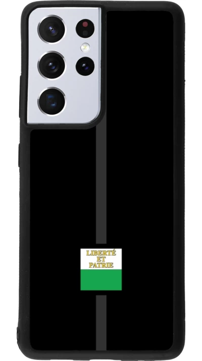 Samsung Galaxy S21 Ultra 5G Case Hülle - Silikon schwarz Kanton VD schwarz