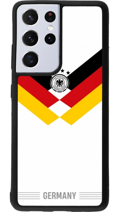 Samsung Galaxy S21 Ultra 5G Case Hülle - Silikon schwarz Deutschland 2026 personalisierbares Fussballtrikot